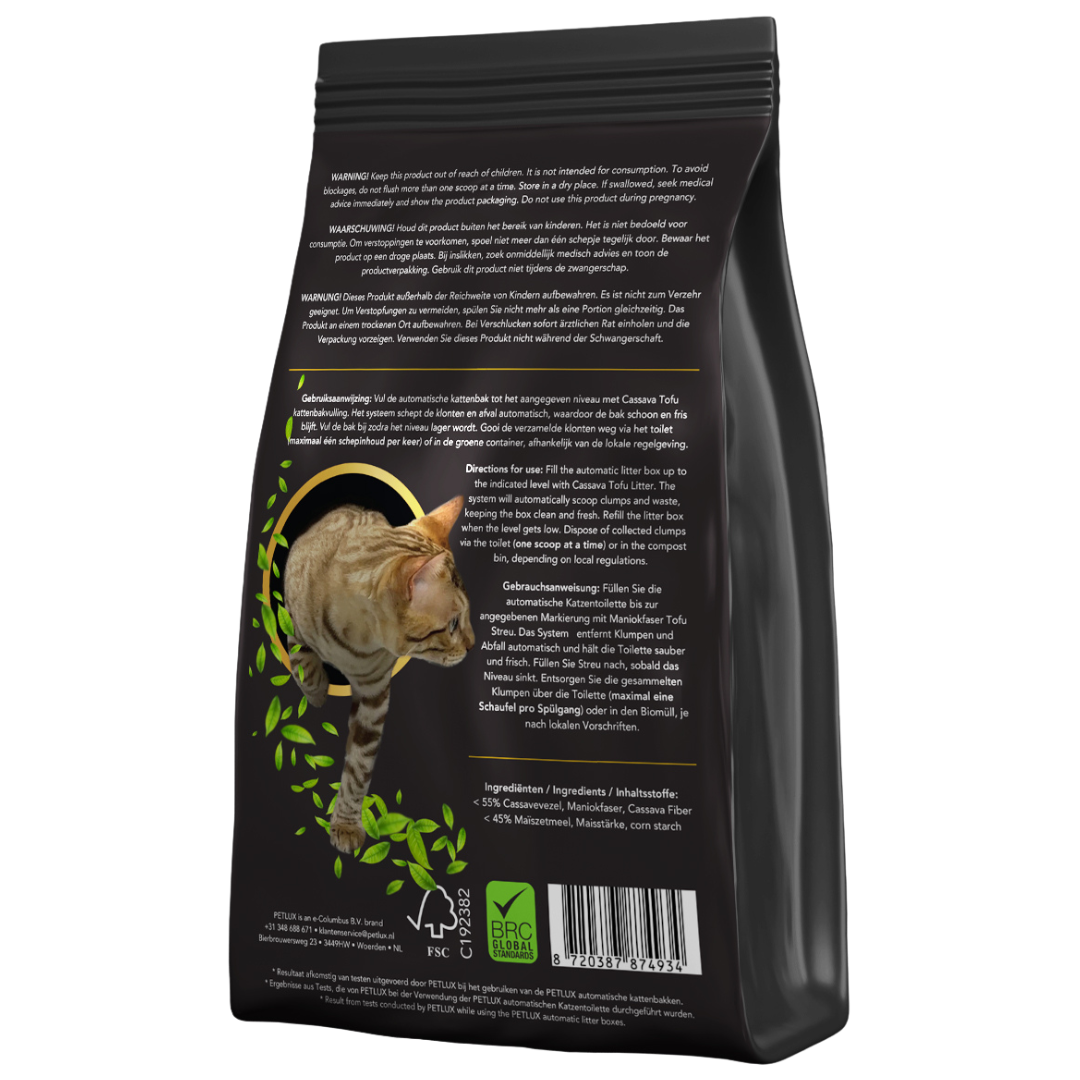 Cassava Tofu Automatische Katzenstreu 3,5 kg