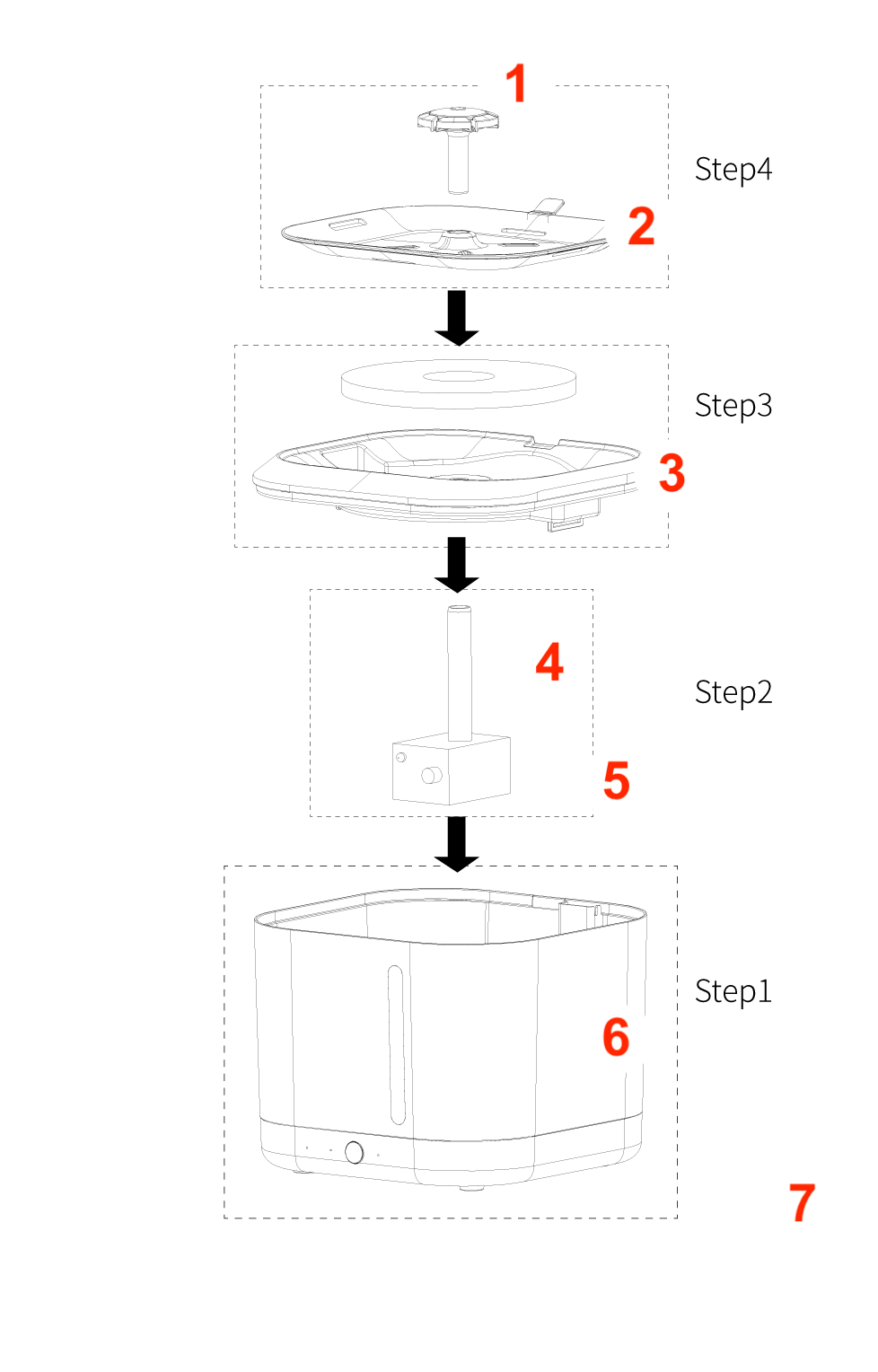 Teile - Trinkbrunnen mit App