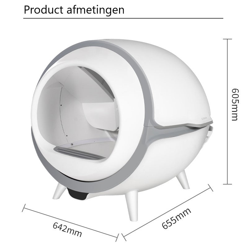 Selbstreinigende automatische Katzentoilette V1 – mit UV